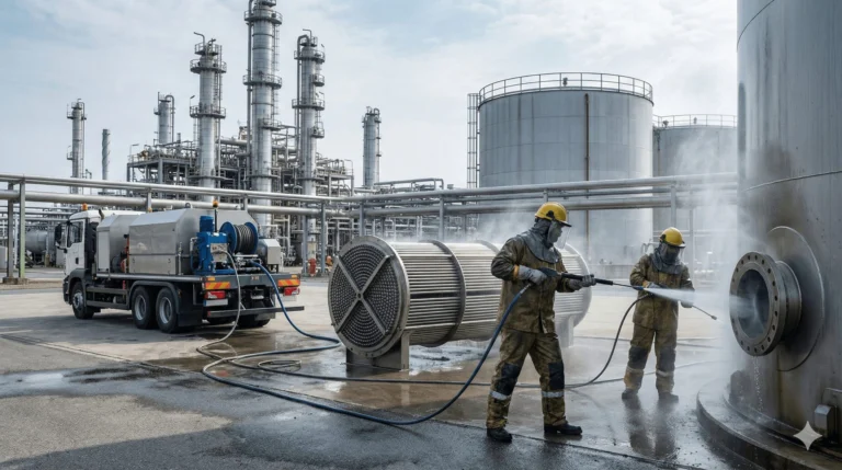 hydrodécapage maintenance industrielle et pétrochimie